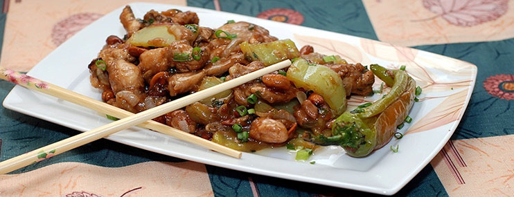 Рецепт и калорийность жареной курицы по-китайски – гунбао