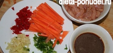 Рецепт и калорийность жареной свинины по китайски